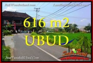 DIJUAL TANAH di UBUD BALI 616 m2 di Sentral Ubud